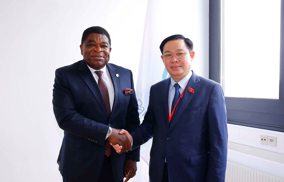 越南国会主席王廷惠会见各国议会联盟秘书长马丁·琼贡